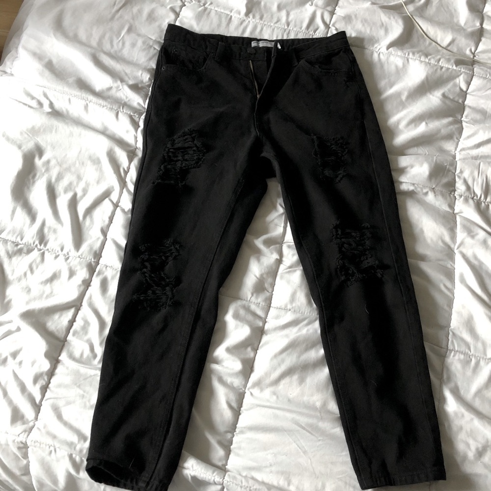 Black Mom Jeans